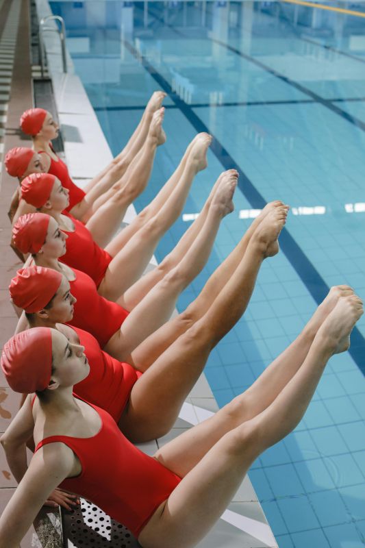 synchronized swimmers France, aquatic show France, water ballet Paris, synchronized swimming event, luxury event entertainment, swimming performers, artistic swimmers France, aquatic entertainment Europe, water show Paris, French Riviera event entertainment